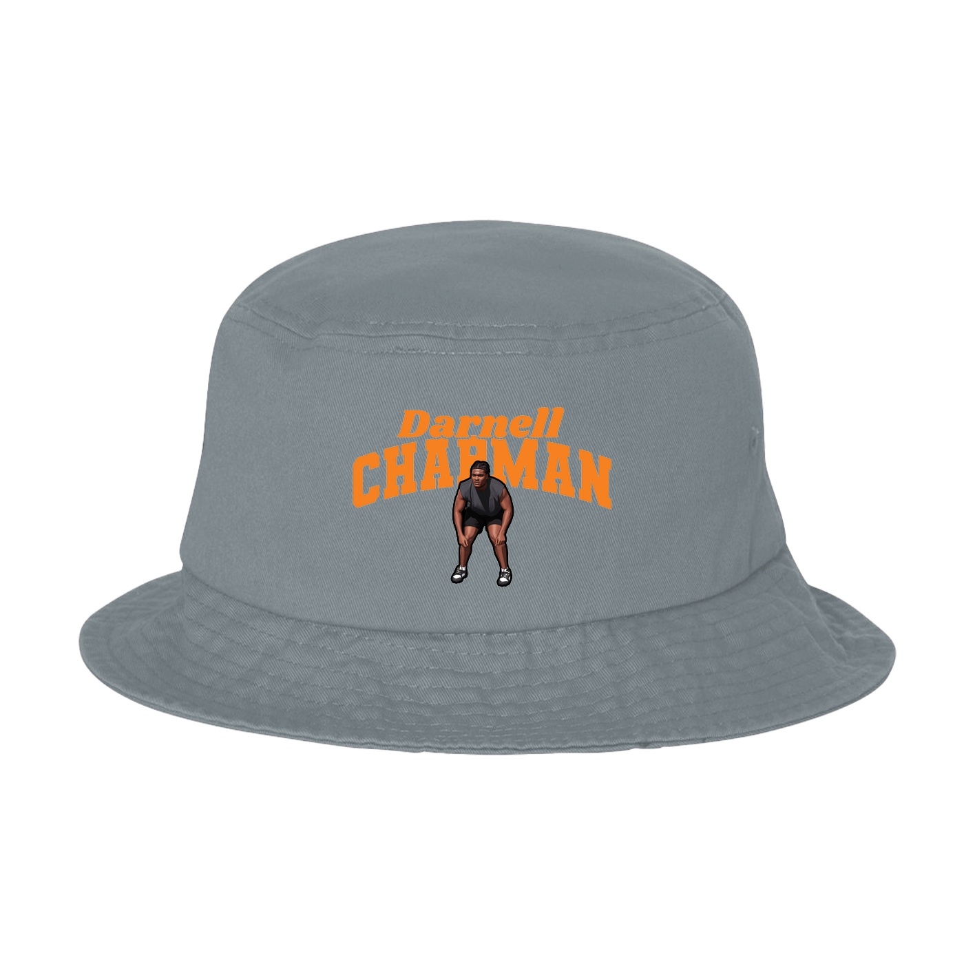 Bucket Cap — Signature Arch in Grey