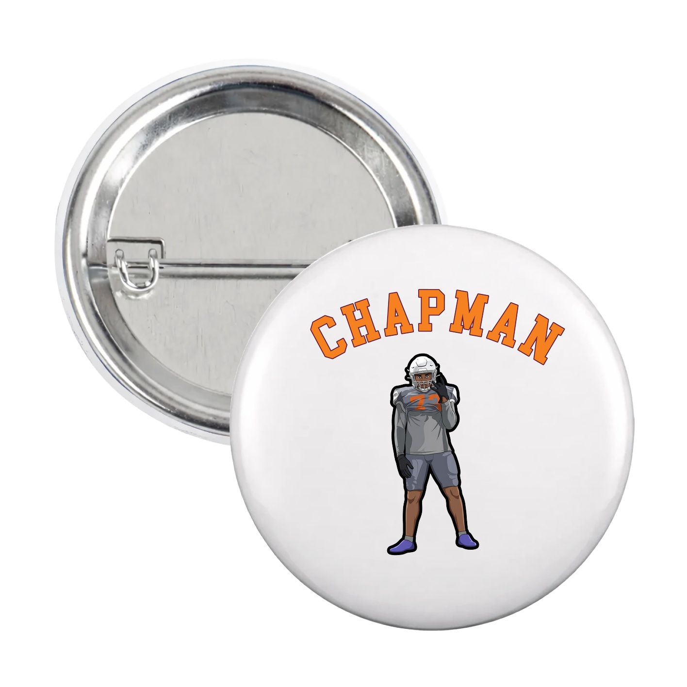 Game Day Button — Shirsey Arch in White