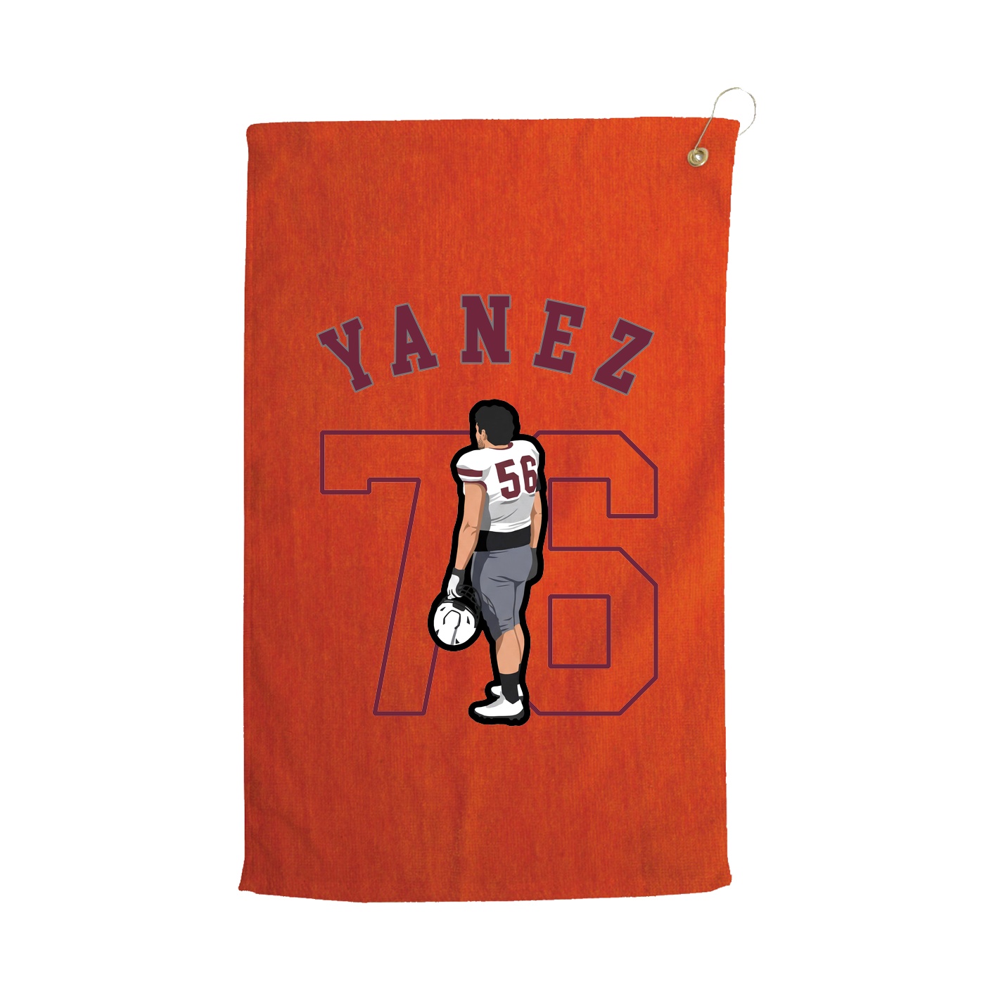 Golf Towel — Shirsey Arch in Orange