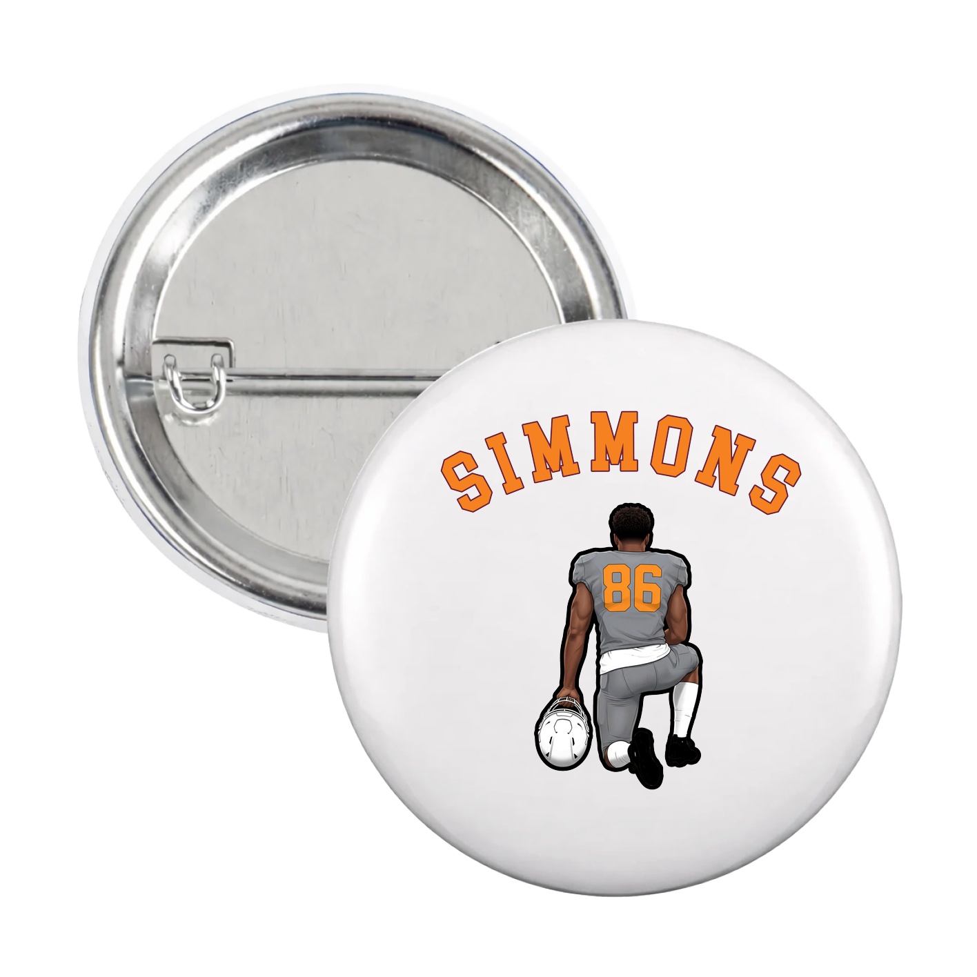 Game Day Button — Shirsey Arch in White