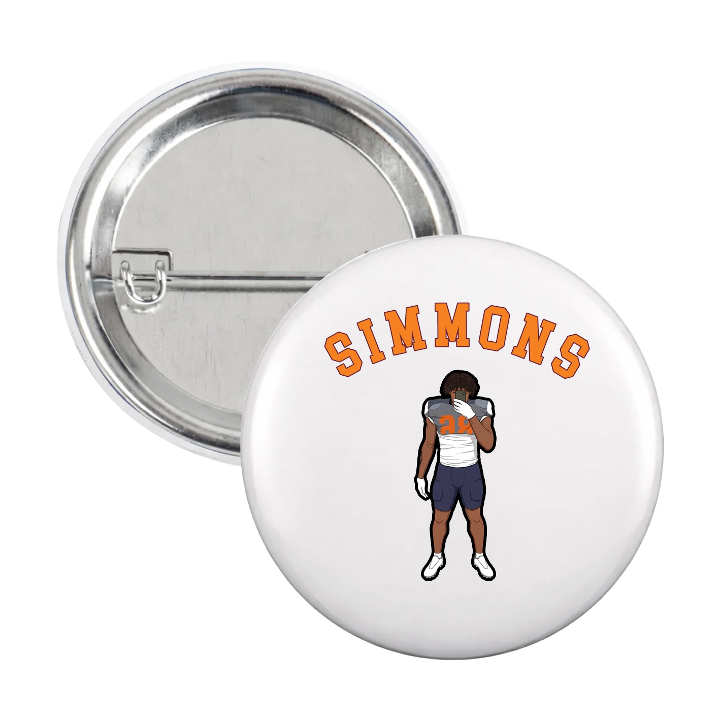 Game Day Button — Shirsey Arch in White