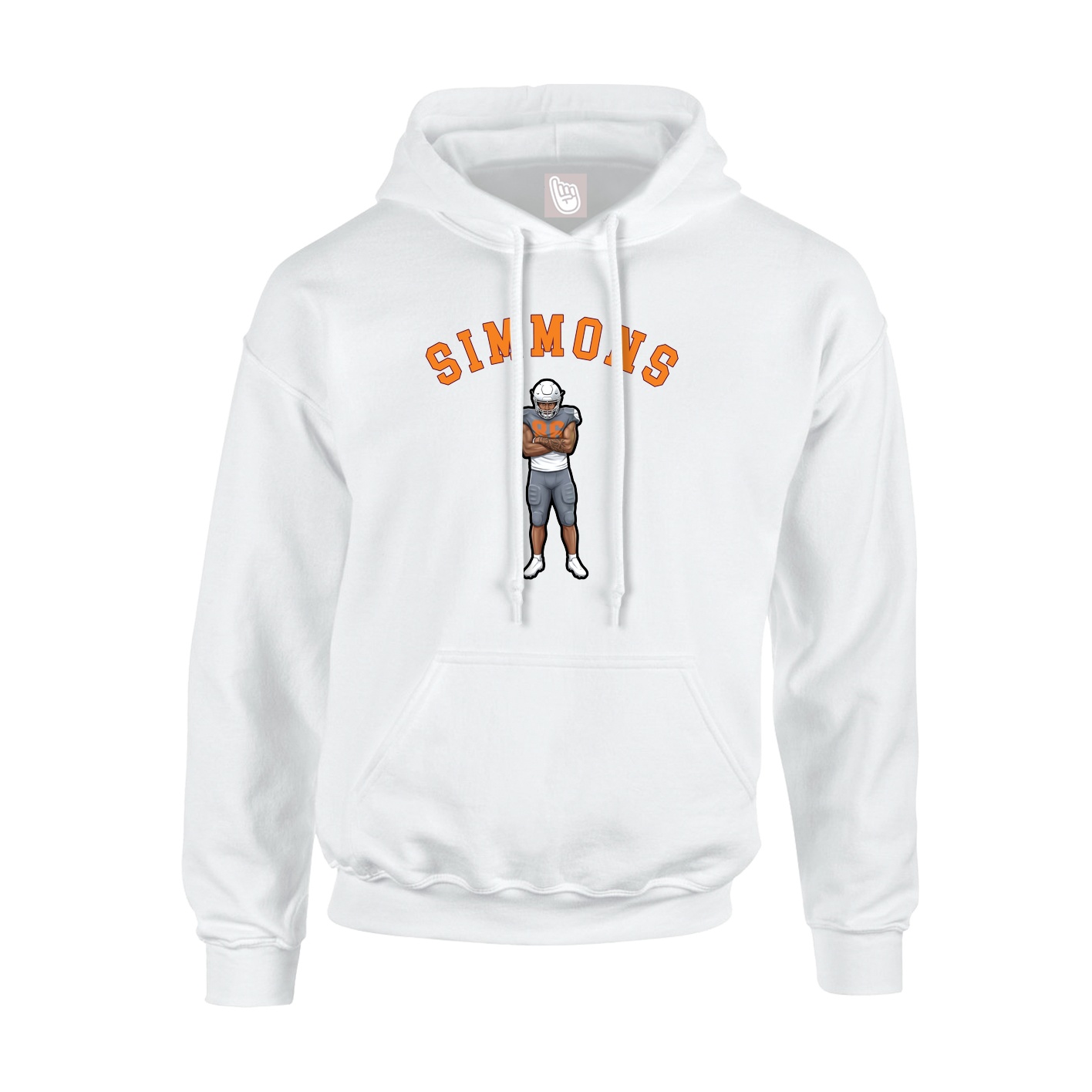 Hoodie — Shirsey Arch in White