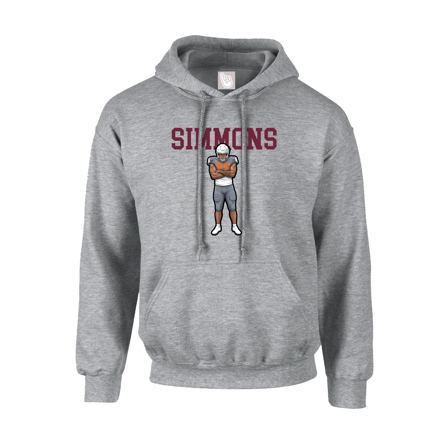 Hoodie — Shirsey in Grey
