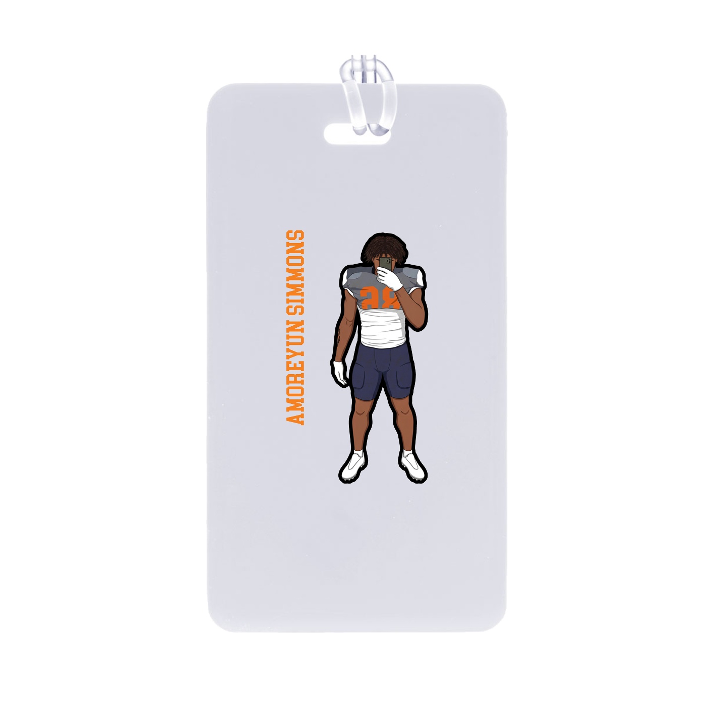 Bag Tag — Name Vertical in Classic