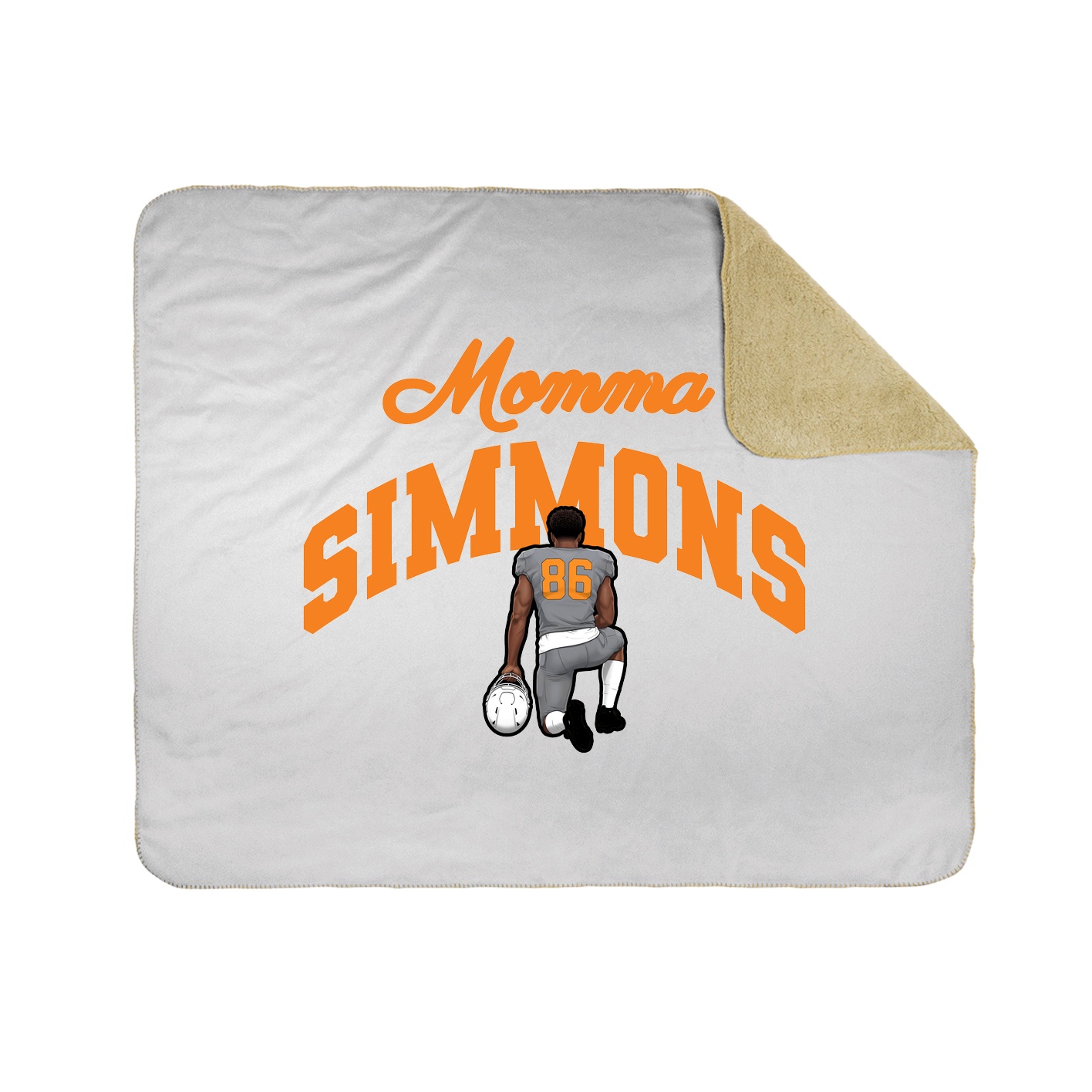 Throw Blanket — Mothers Day Arch in White