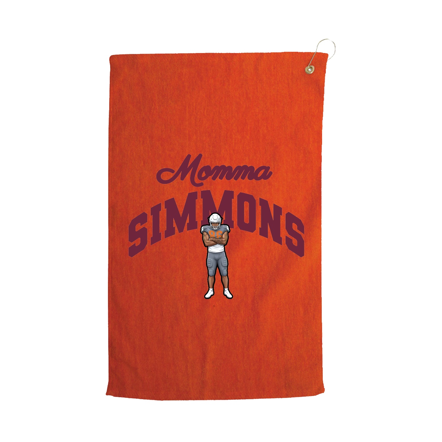 Golf Towel — Mothers Day Arch in Orange