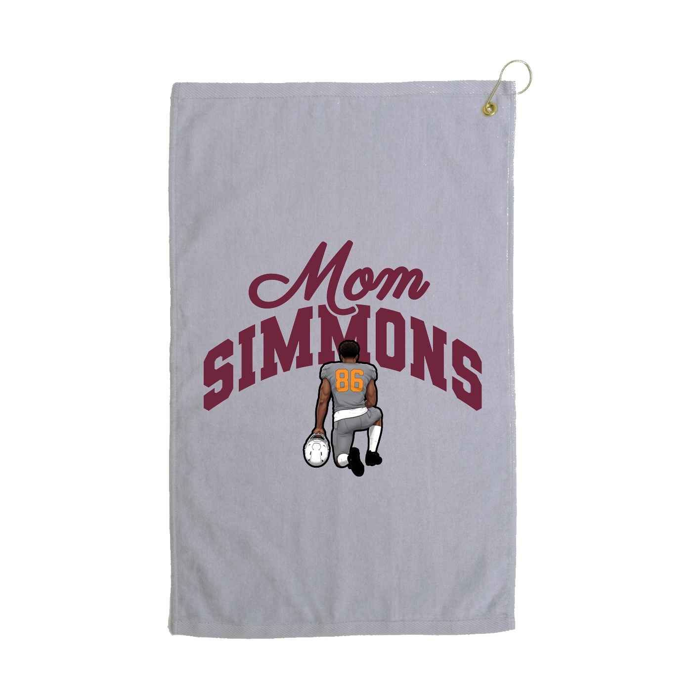 Golf Towel — Mothers Day Arch in Grey