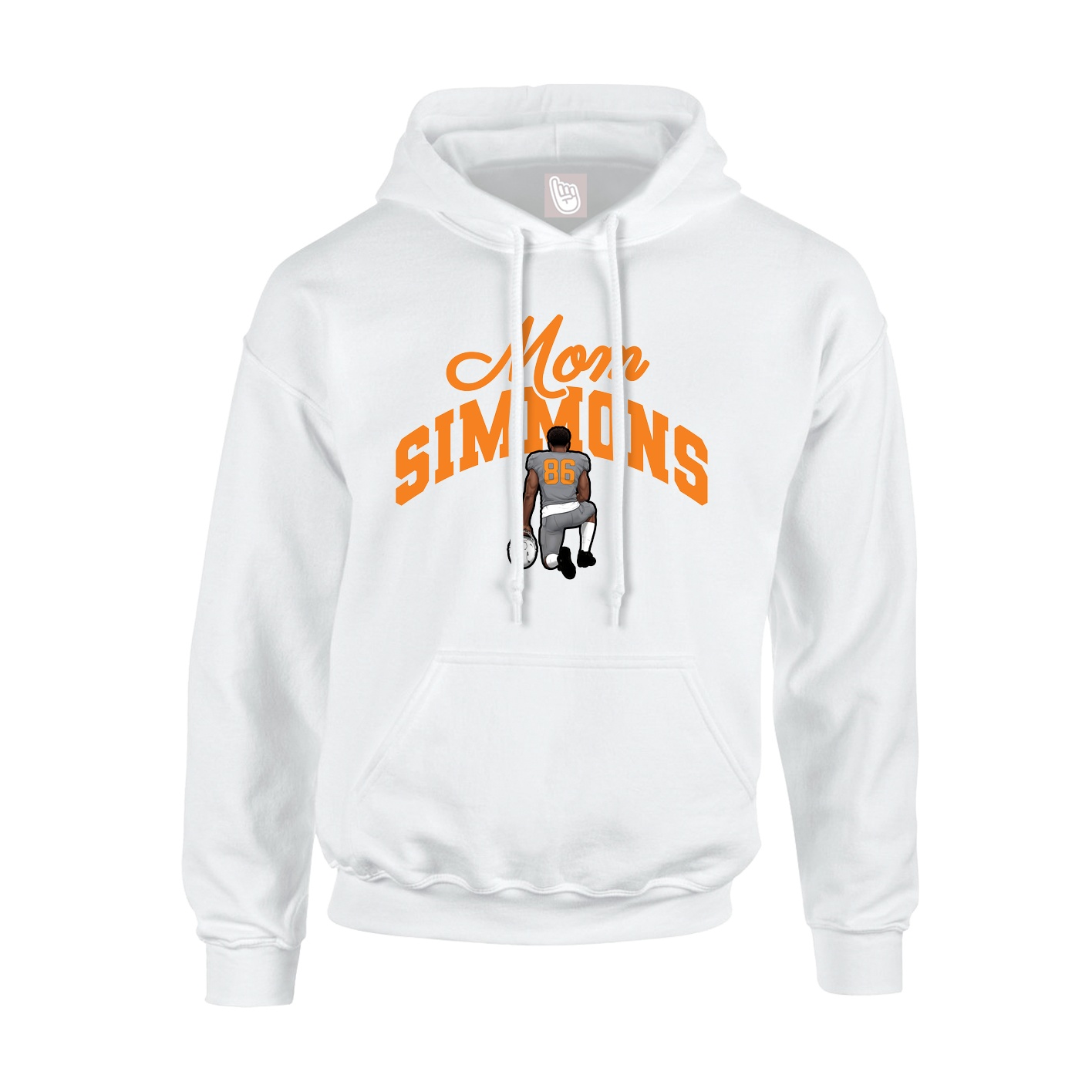 Youth Hoodie — Mothers Day Arch in White