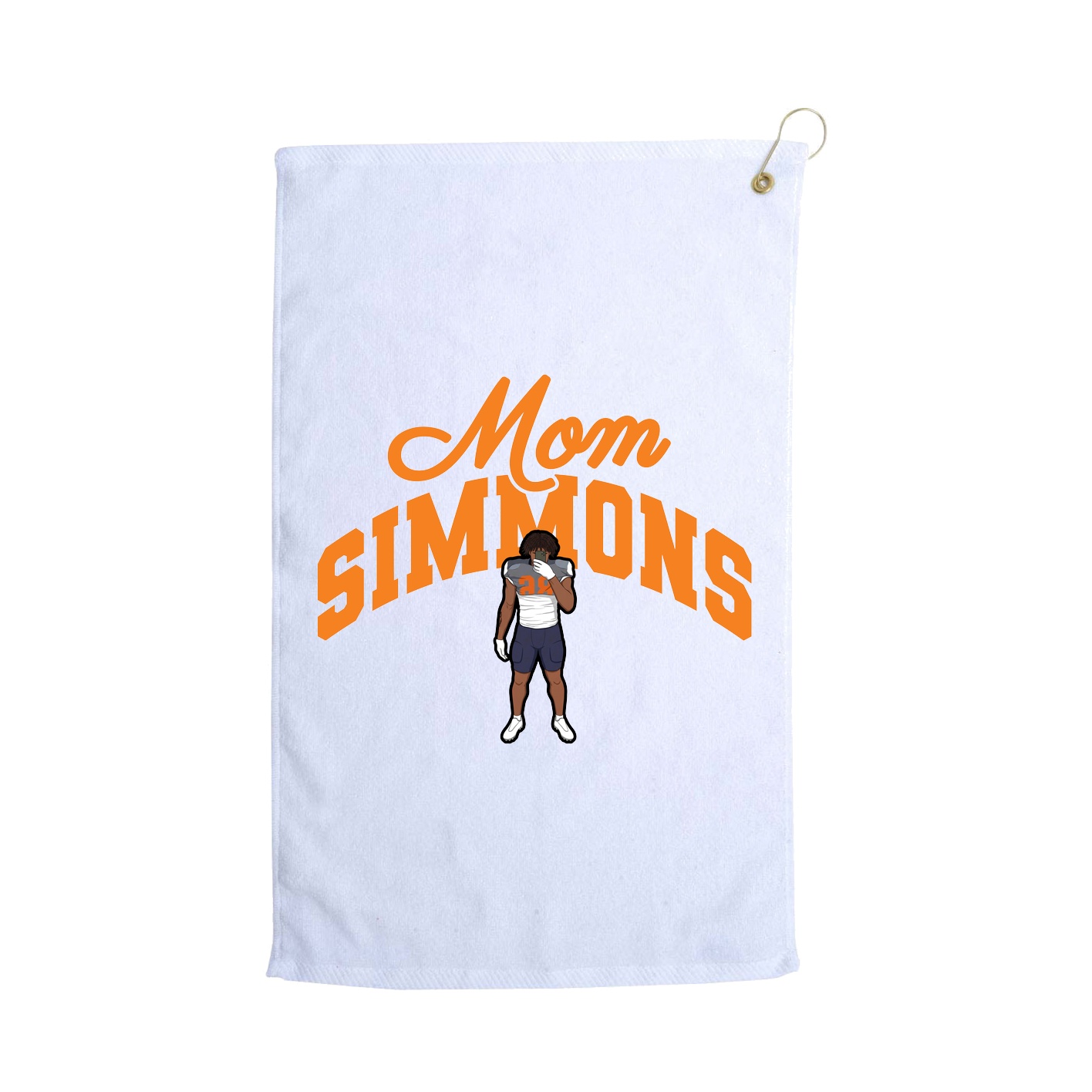 Golf Towel — Mothers Day Arch in White