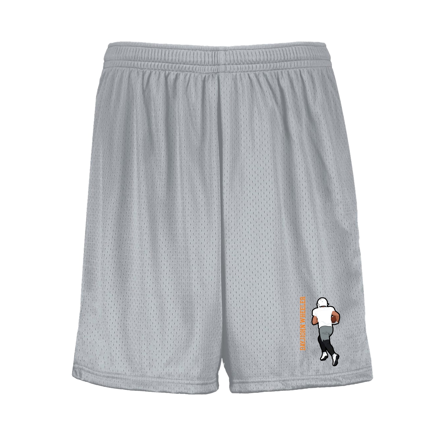 Shorts — Name Vertical in Silver