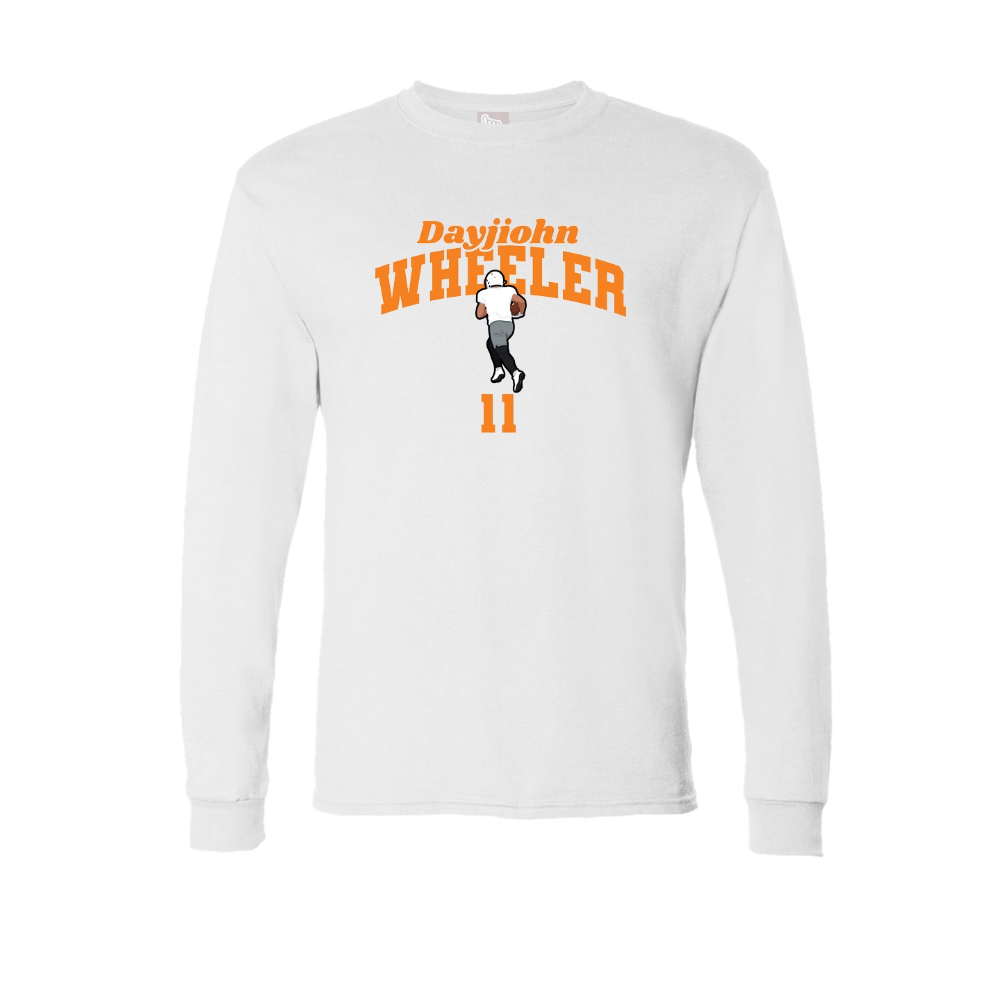 Long Sleeve Tee — Signature Arch in White