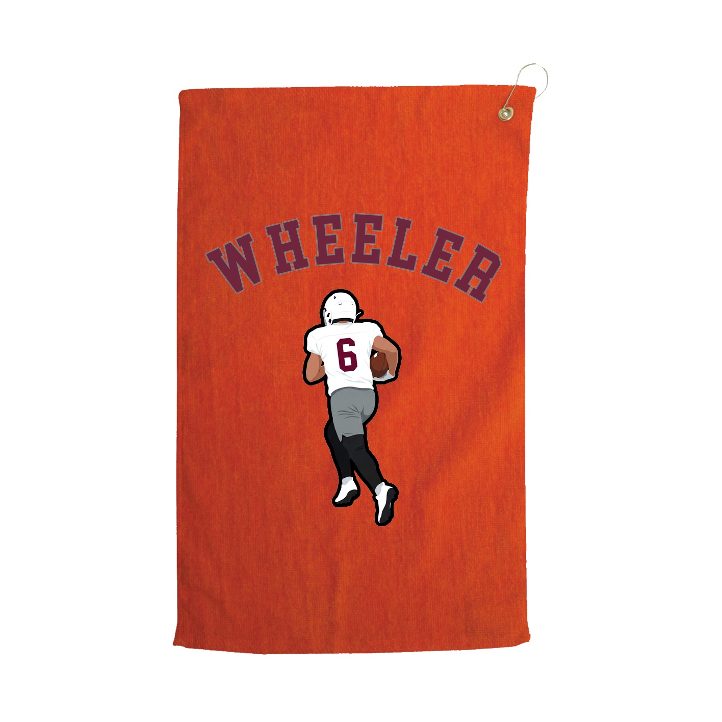 Golf Towel — Shirsey Arch in Orange