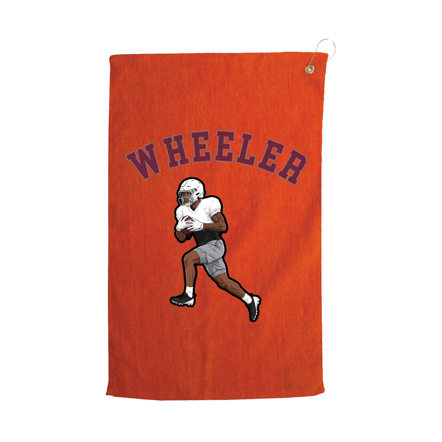 Golf Towel — Shirsey Arch in Orange