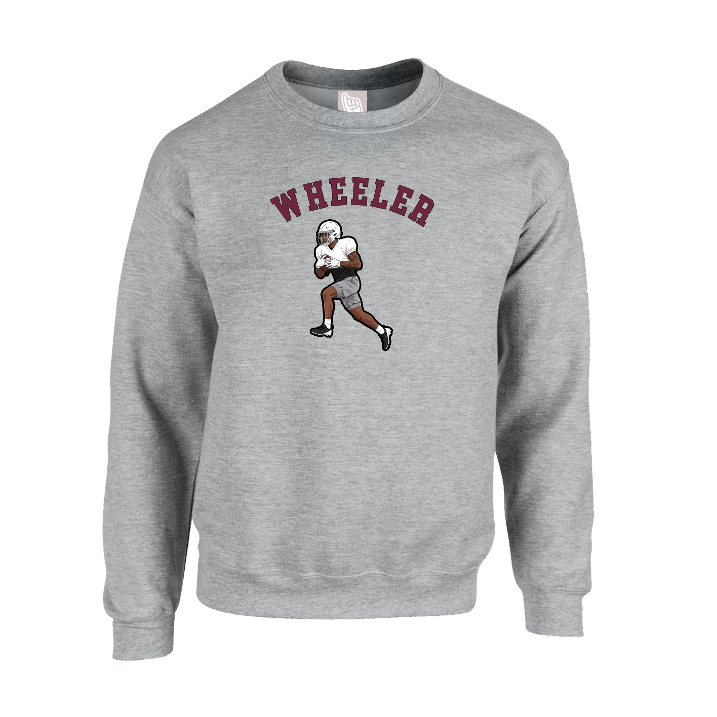 Fleece Crew — Shirsey Arch in Grey