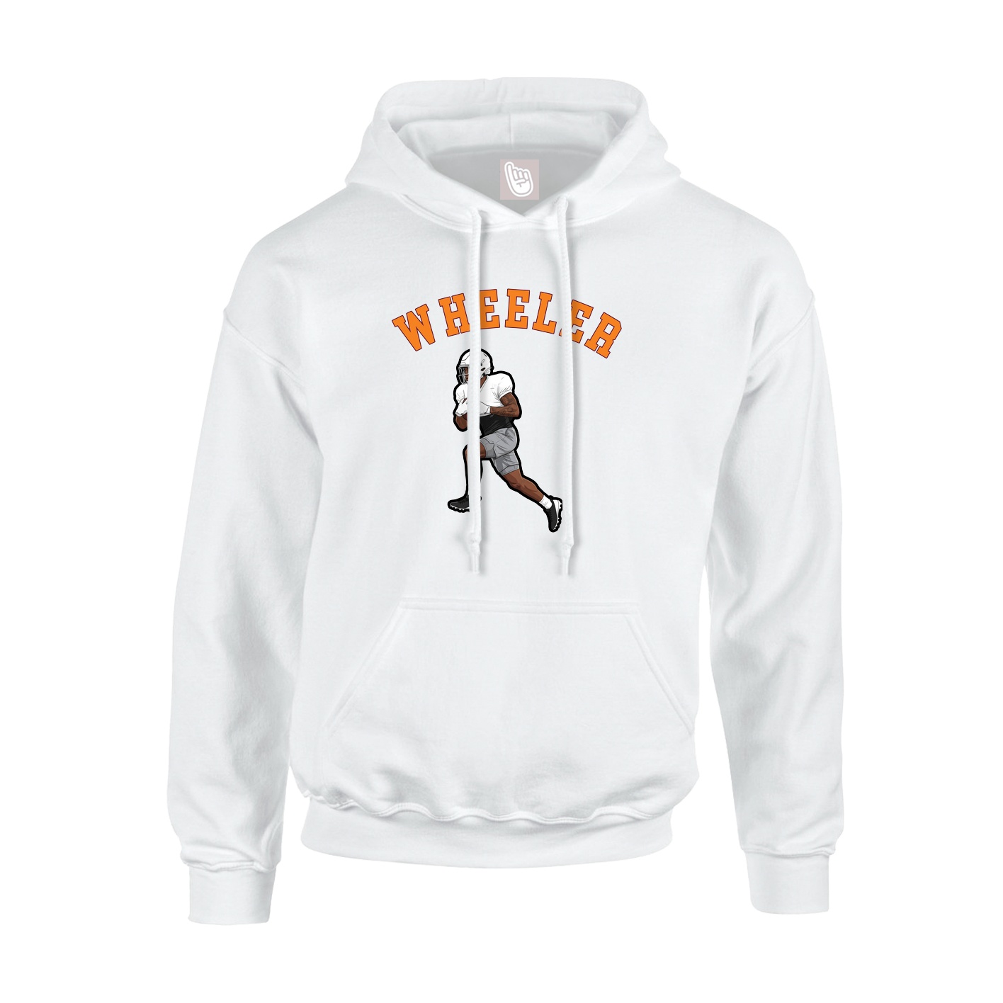 Youth Hoodie — Shirsey Arch in White