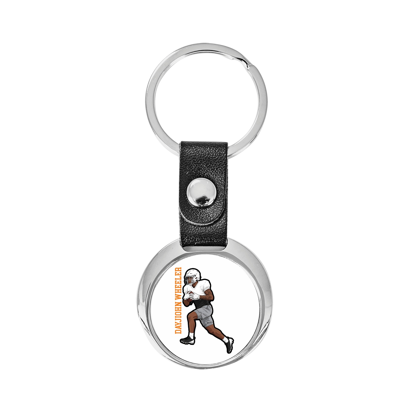 Key Chain — Name Vertical in Classic
