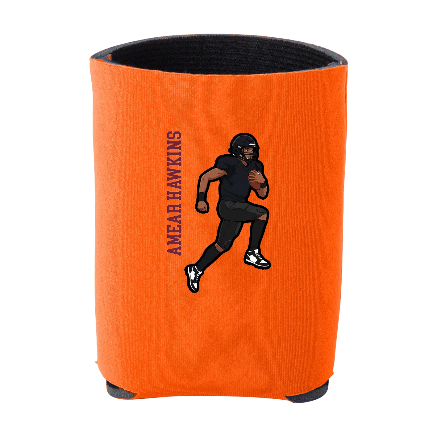 Can Holder — Name Vertical in Orange