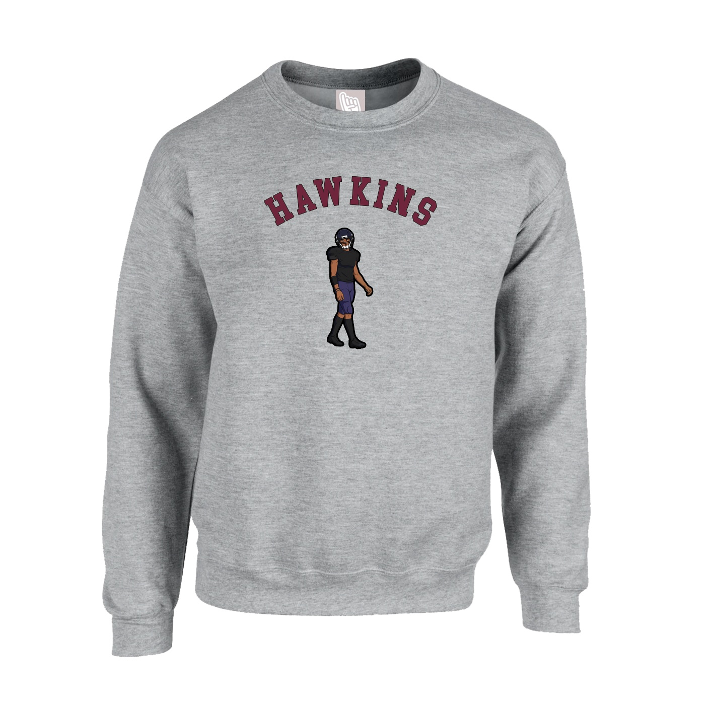 Fleece Crew — Shirsey Arch in Grey