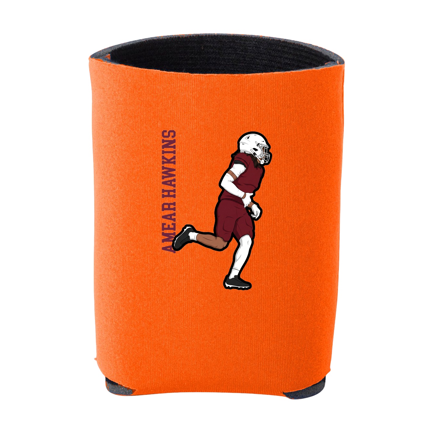 Can Holder — Name Vertical in Orange