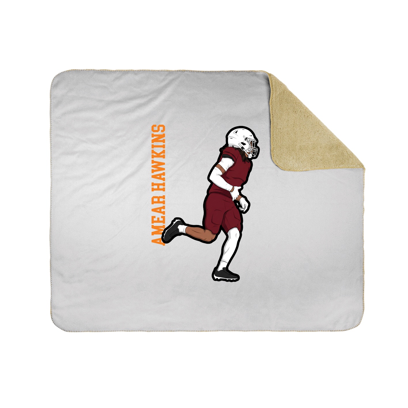 50x60 Sherpa Lined Throw Blanket