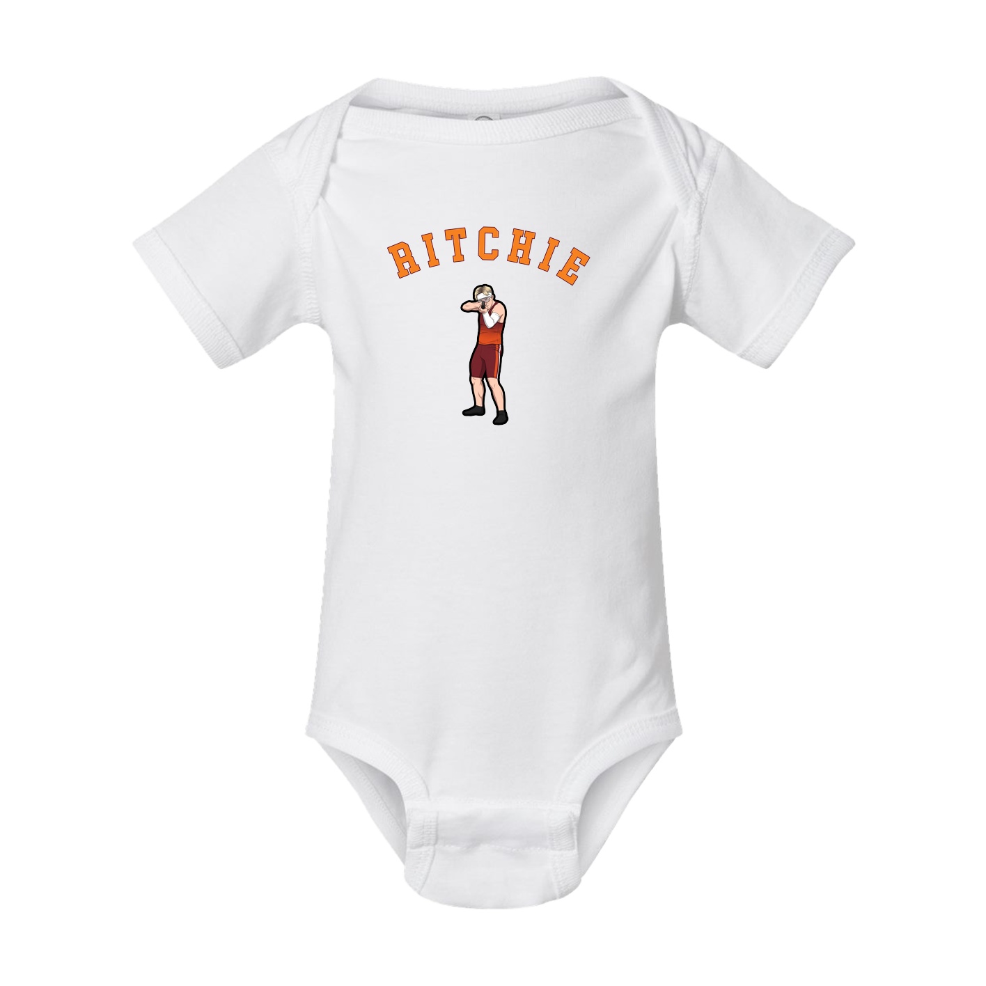 Baby Onesie — Shirsey Arch in White