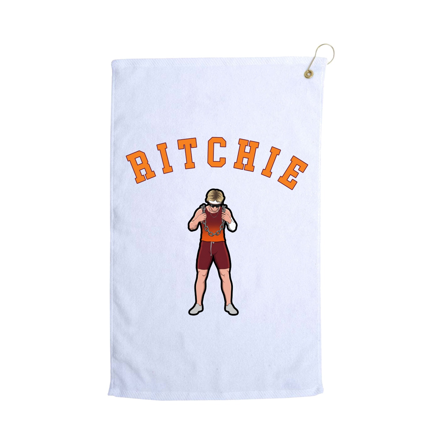 Golf Towel — Shirsey Arch in White