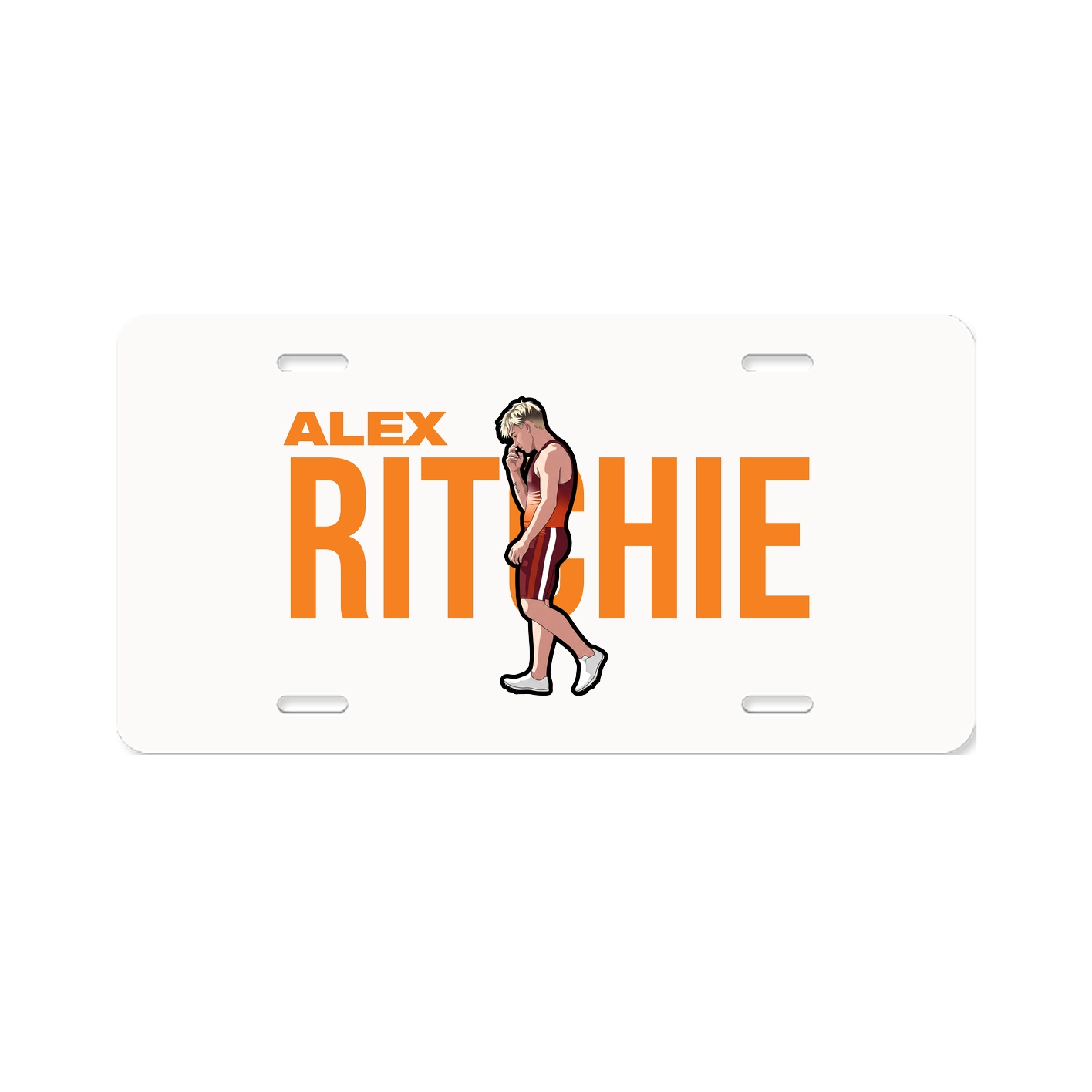 License Plate — Player Name in Classic