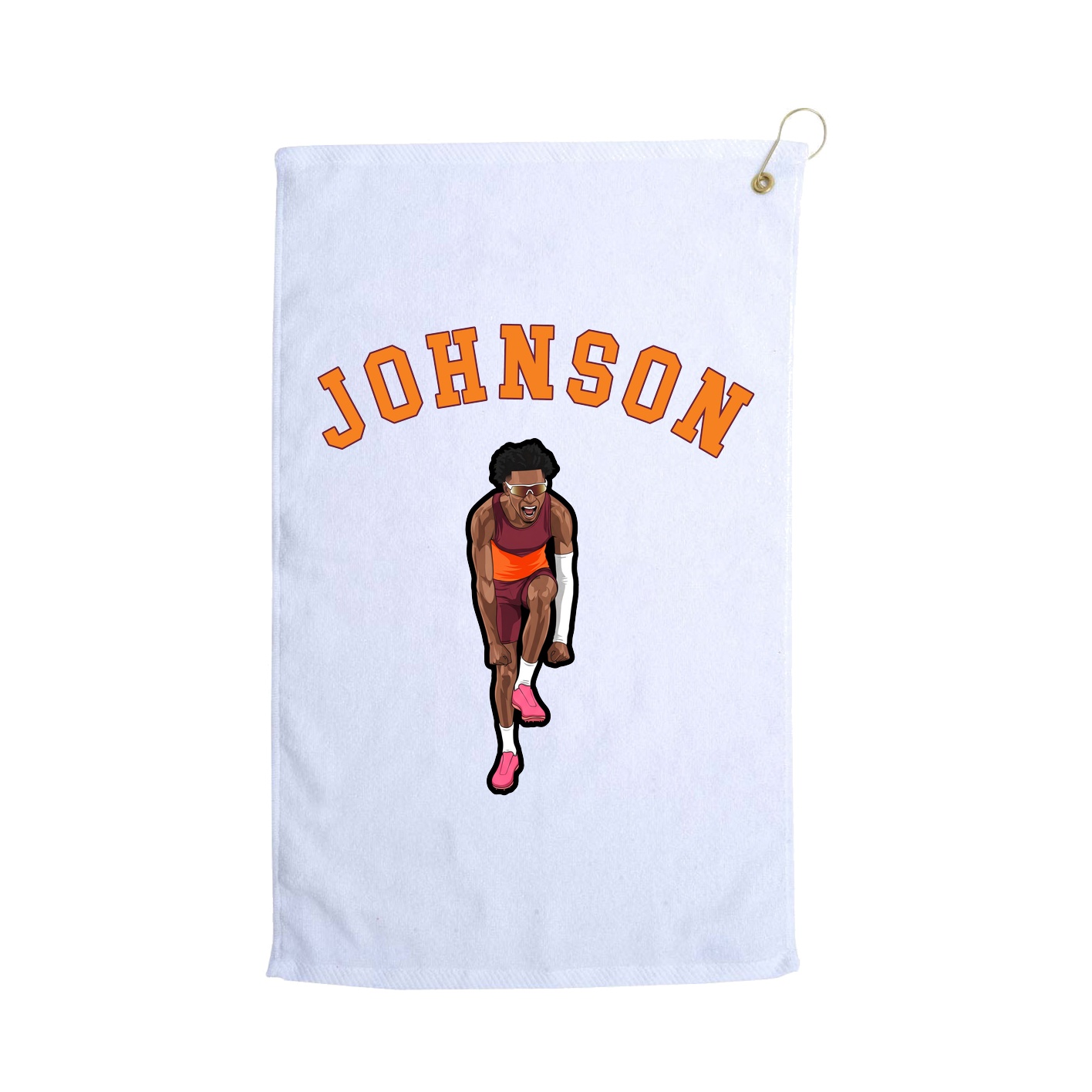 Golf Towel — Shirsey Arch in White