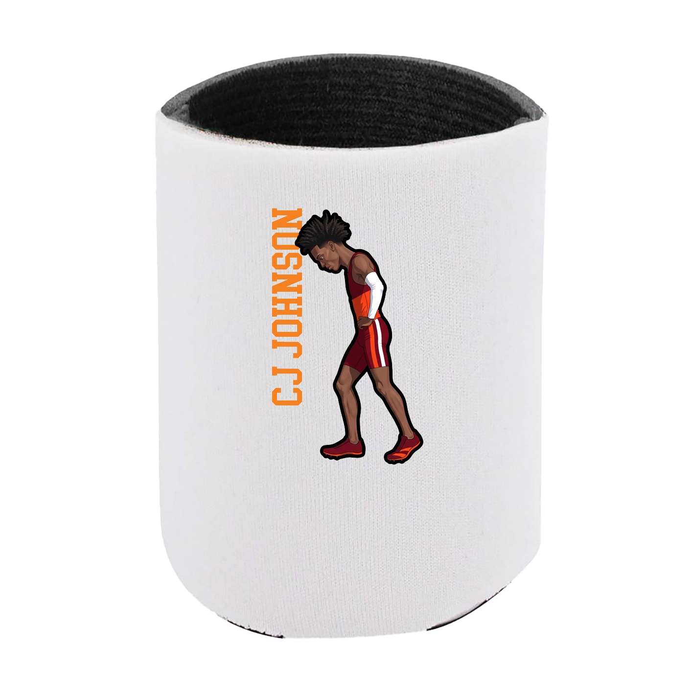 Can Holder — Name Vertical in White