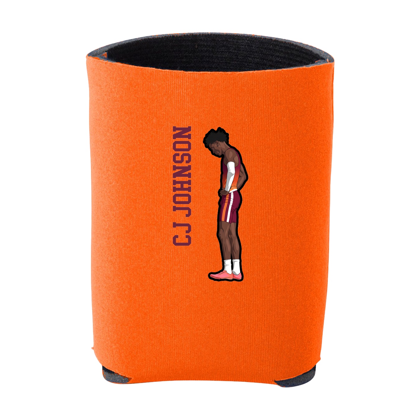 Can Holder — Name Vertical in Orange