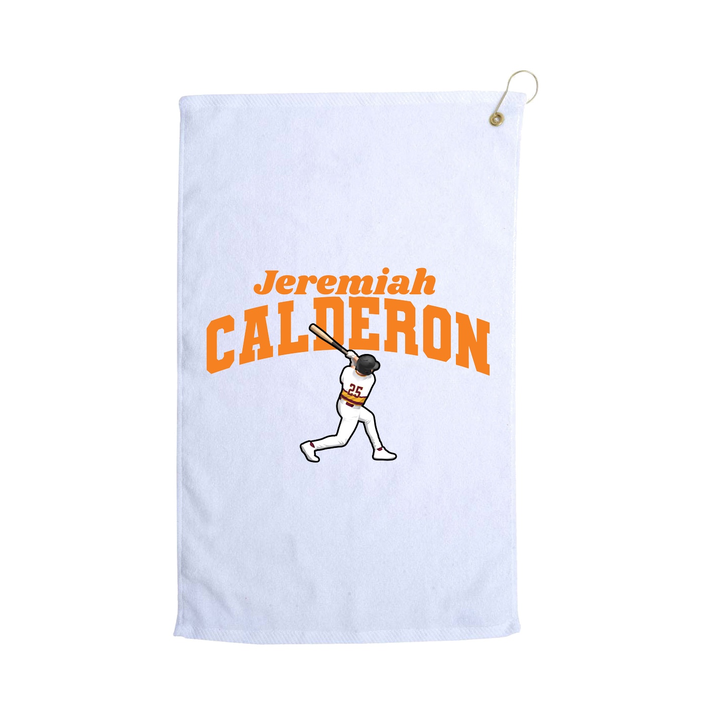Golf Towel — Signature Arch in White