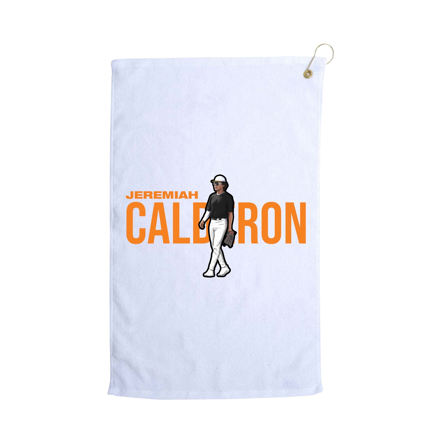 Golf Towel — Player Name in White