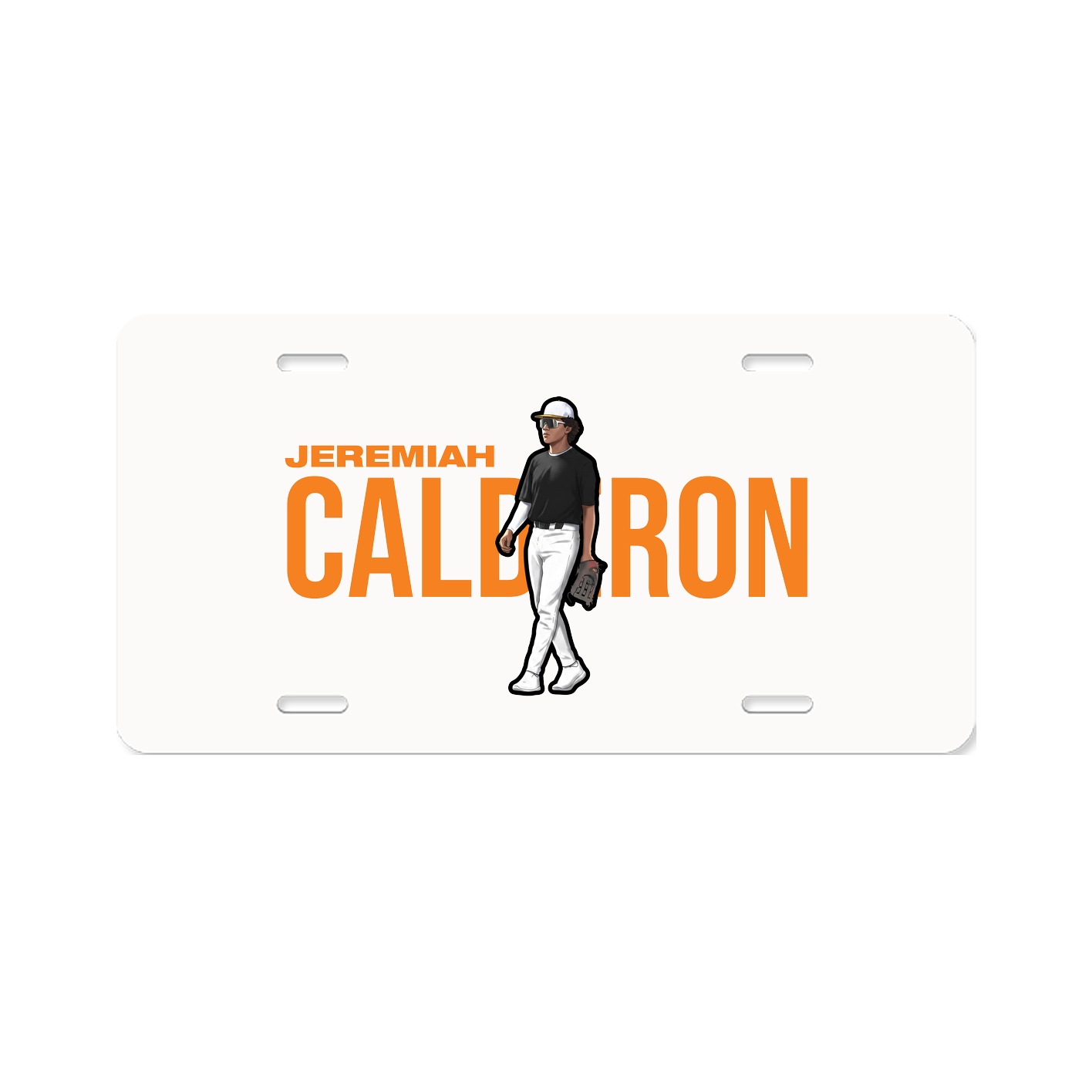 License Plate — Player Name in Classic