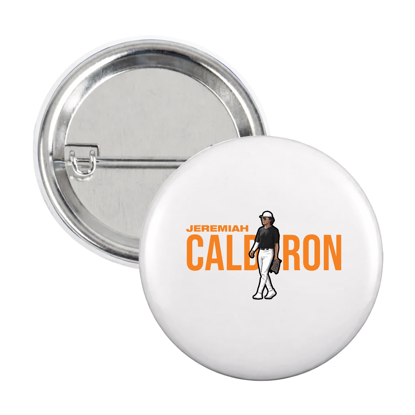 Game Day Button — Player Name in White