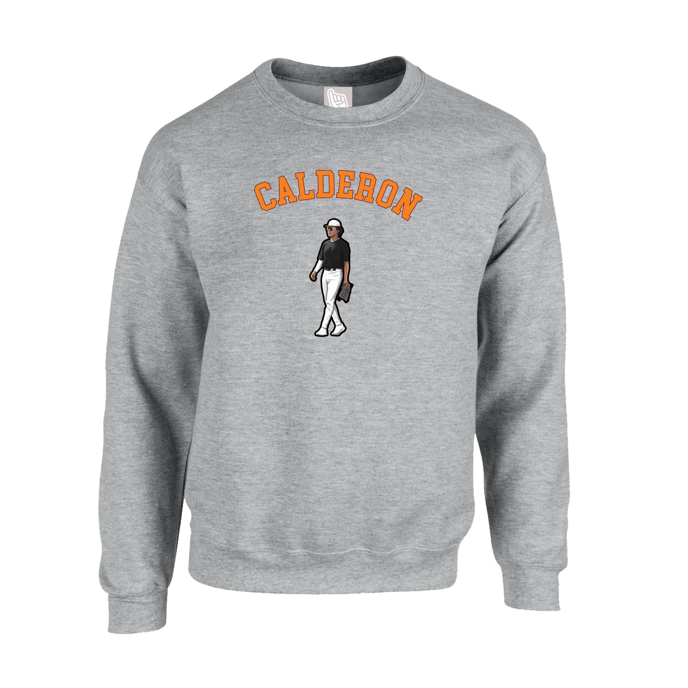 Fleece Crew — Shirsey Arch in Grey