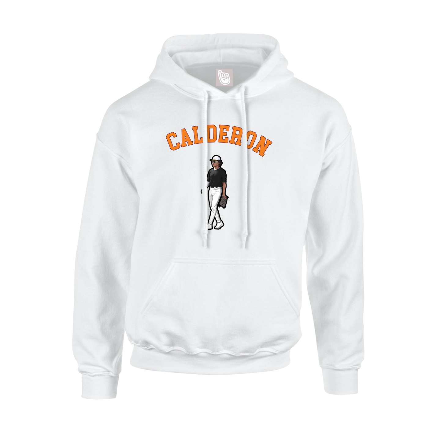 Youth Hoodie — Shirsey Arch in White