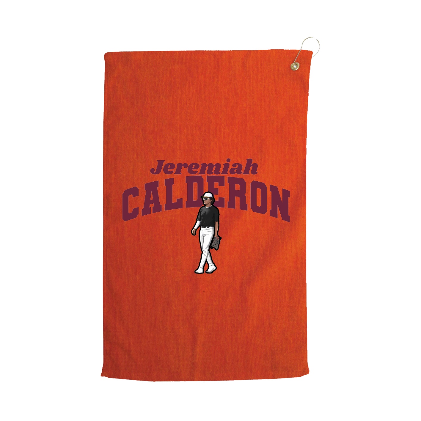 Golf Towel — Signature Arch in Orange