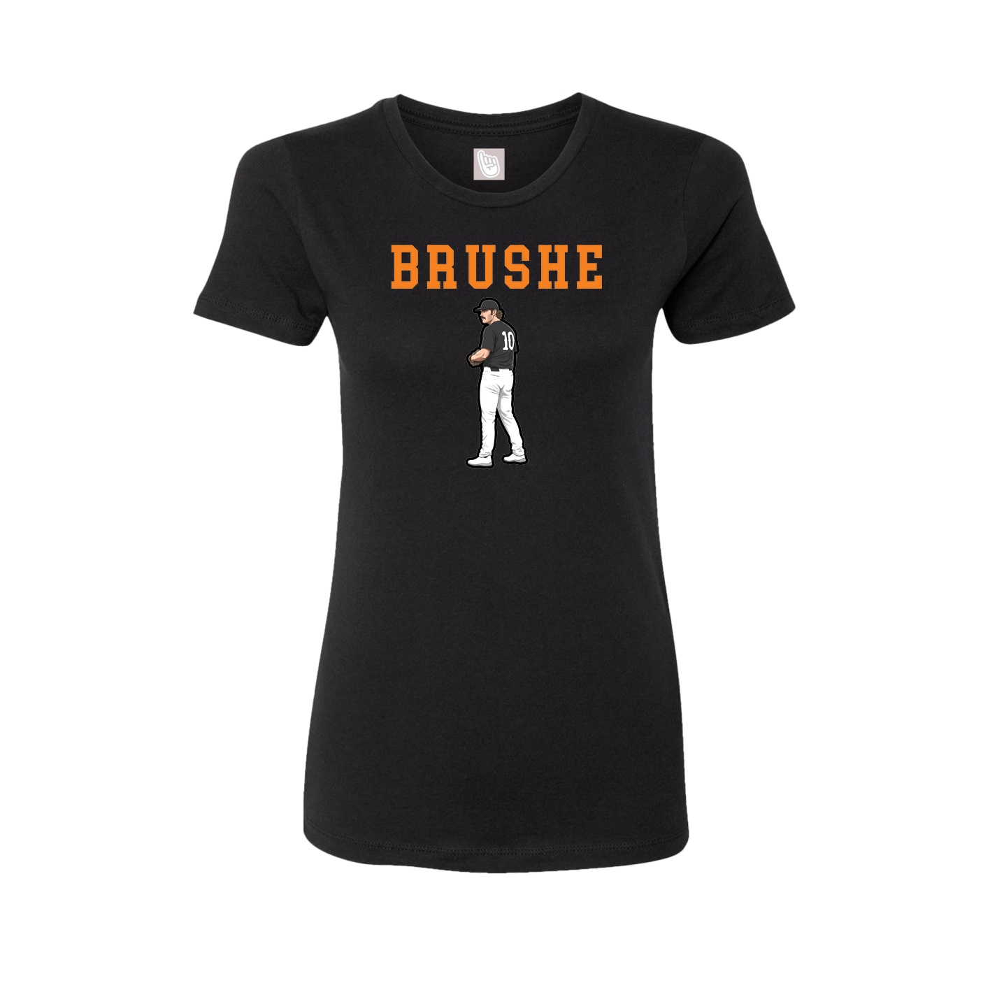 Fitted Women's Tee — Shirsey in Black