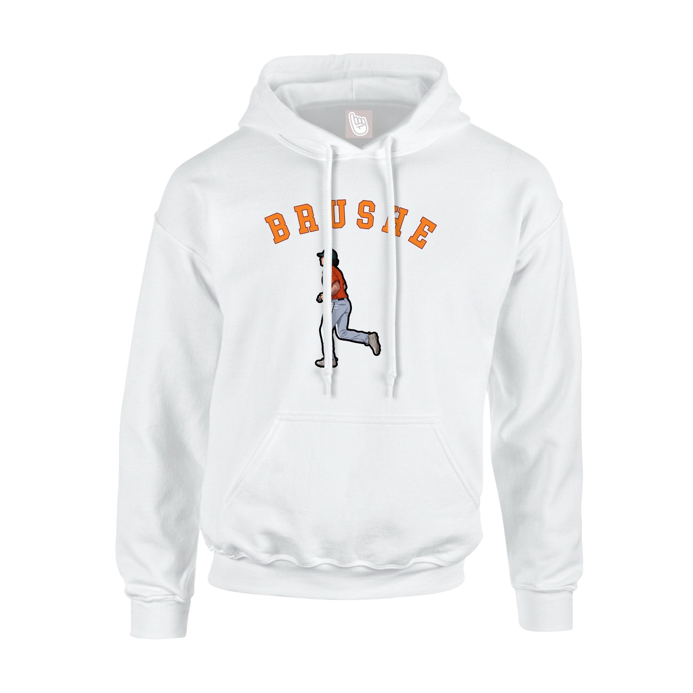 Youth Hoodie — Shirsey Arch in White