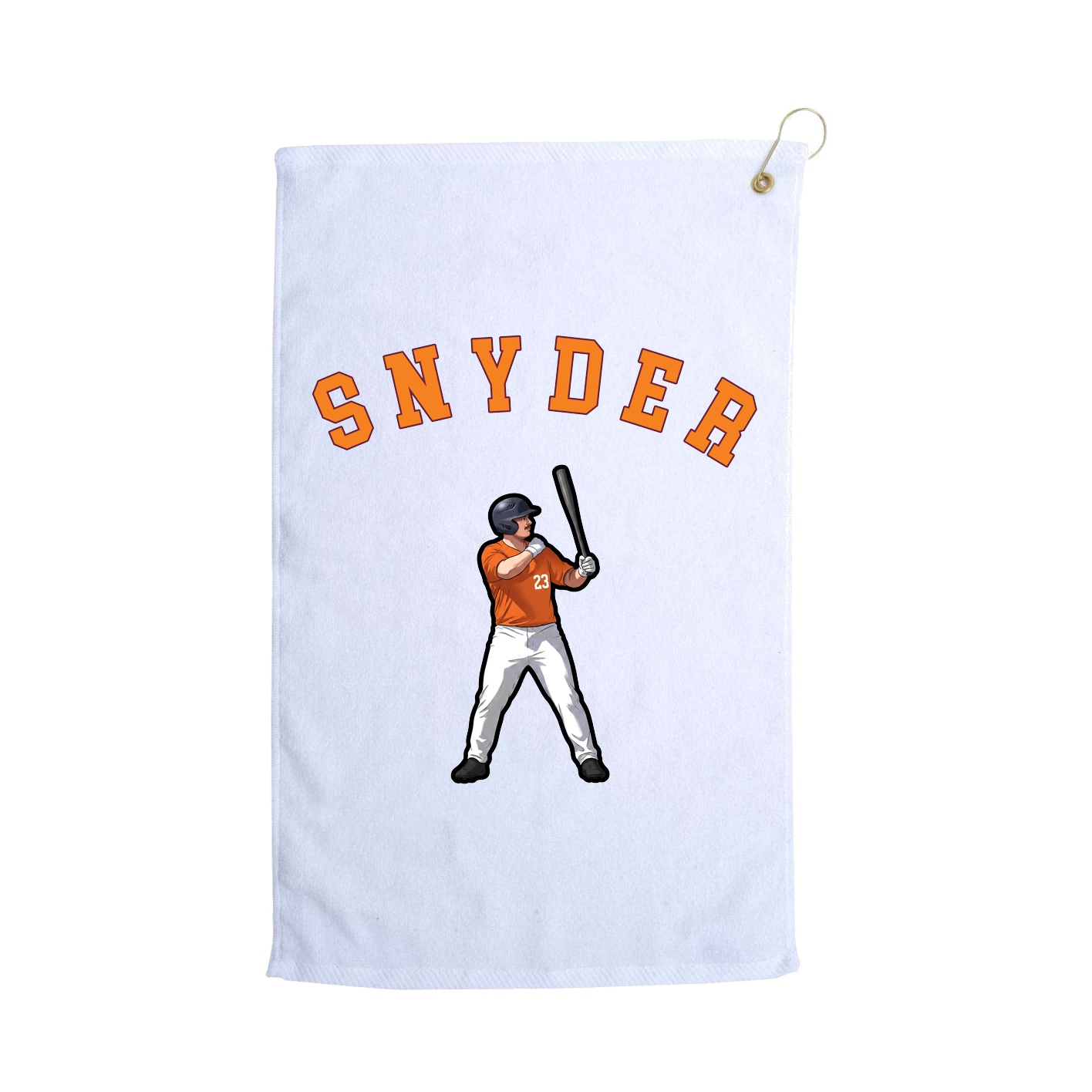 Golf Towel — Shirsey Arch in White