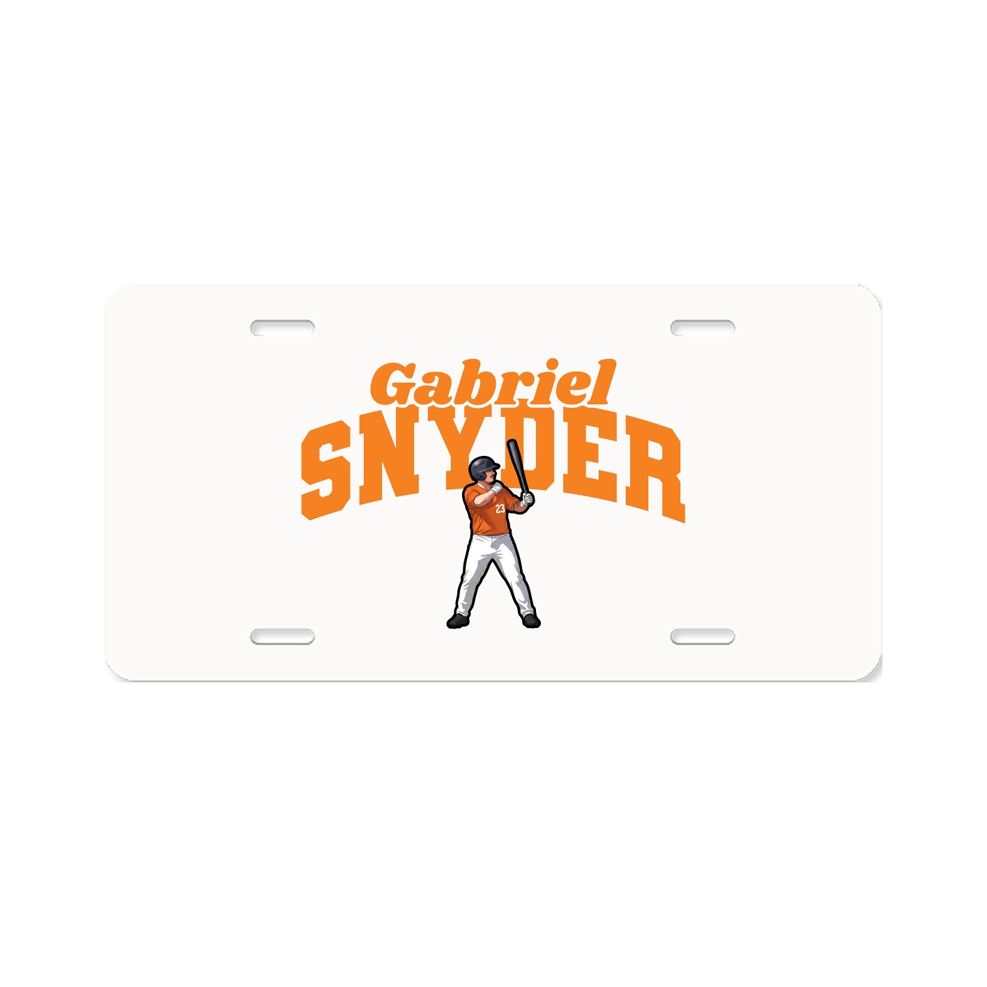 License Plate — Signature Arch in Classic
