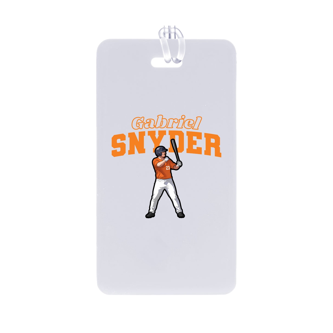 Bag Tag — Name Arch in Classic