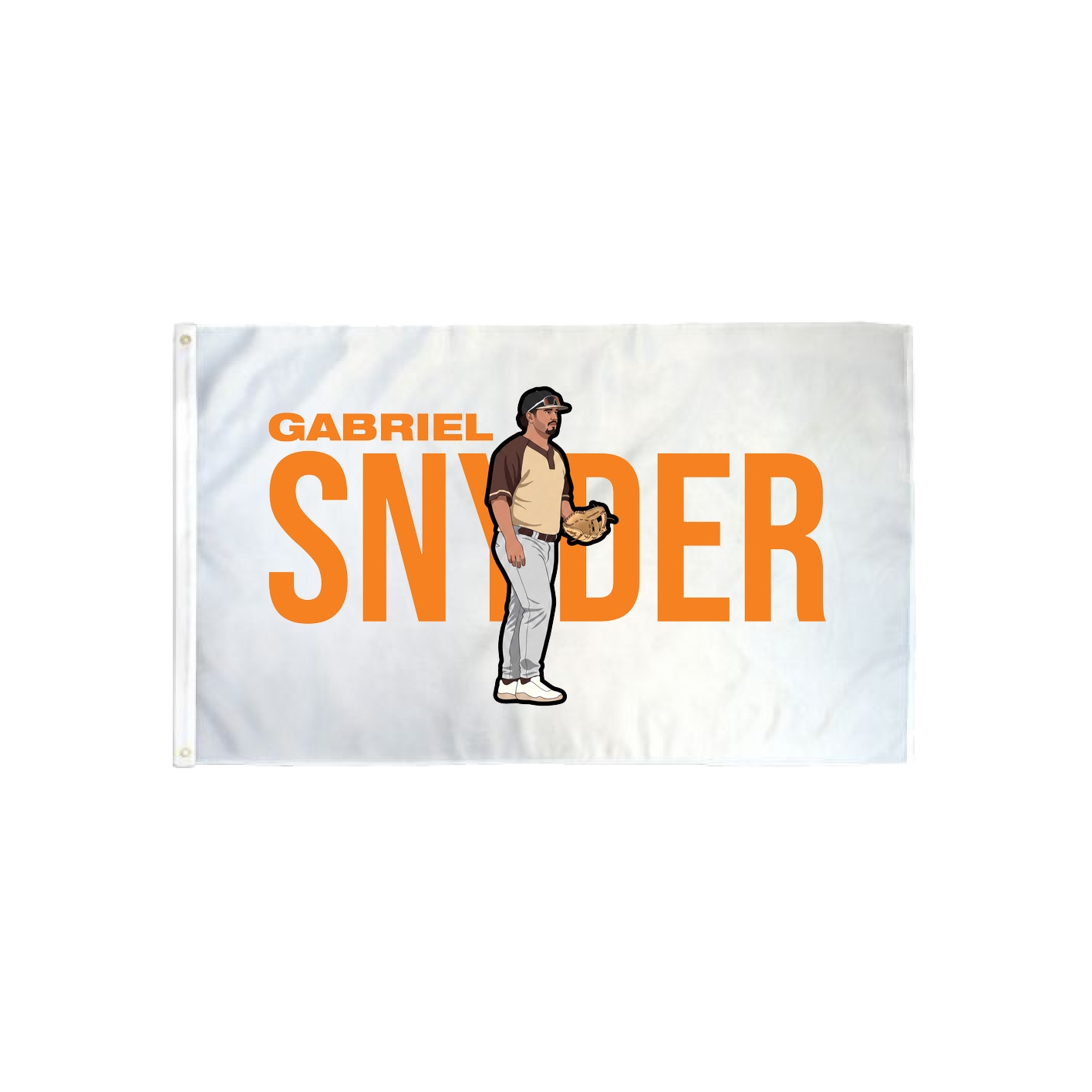 3x5 Flag — Player Name in Classic