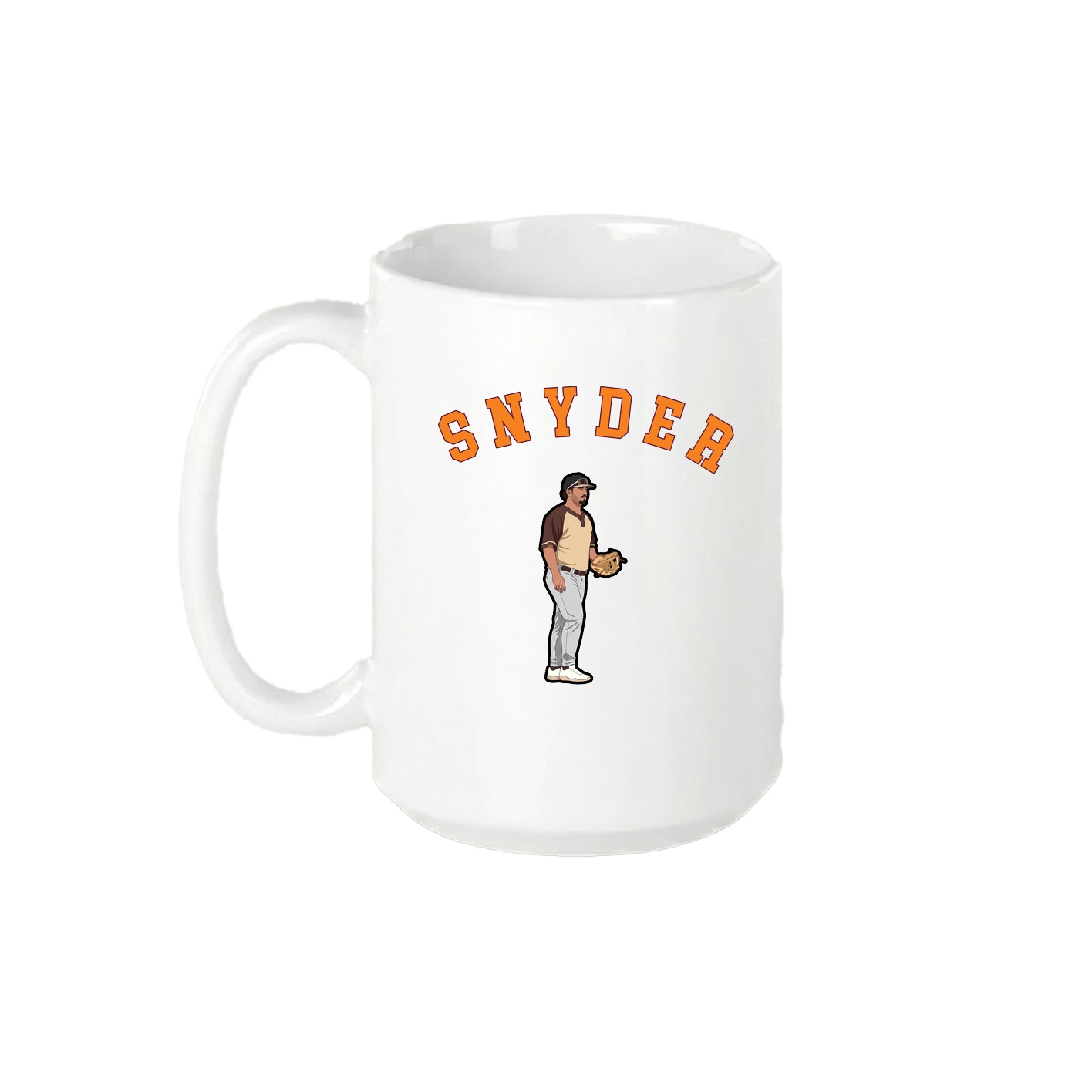 15oz Coffee Mug — Shirsey Arch in White