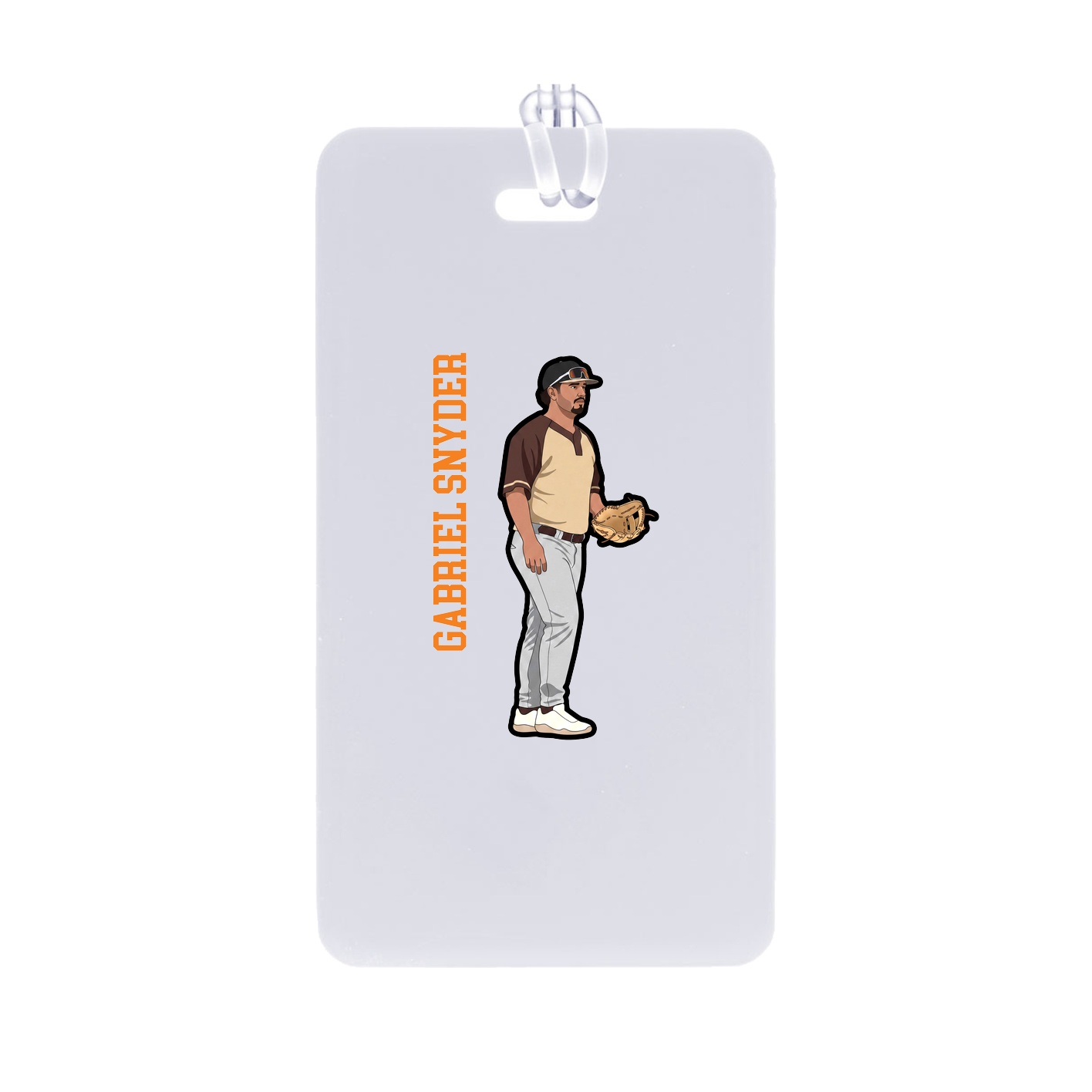 Bag Tag — Name Vertical in Classic