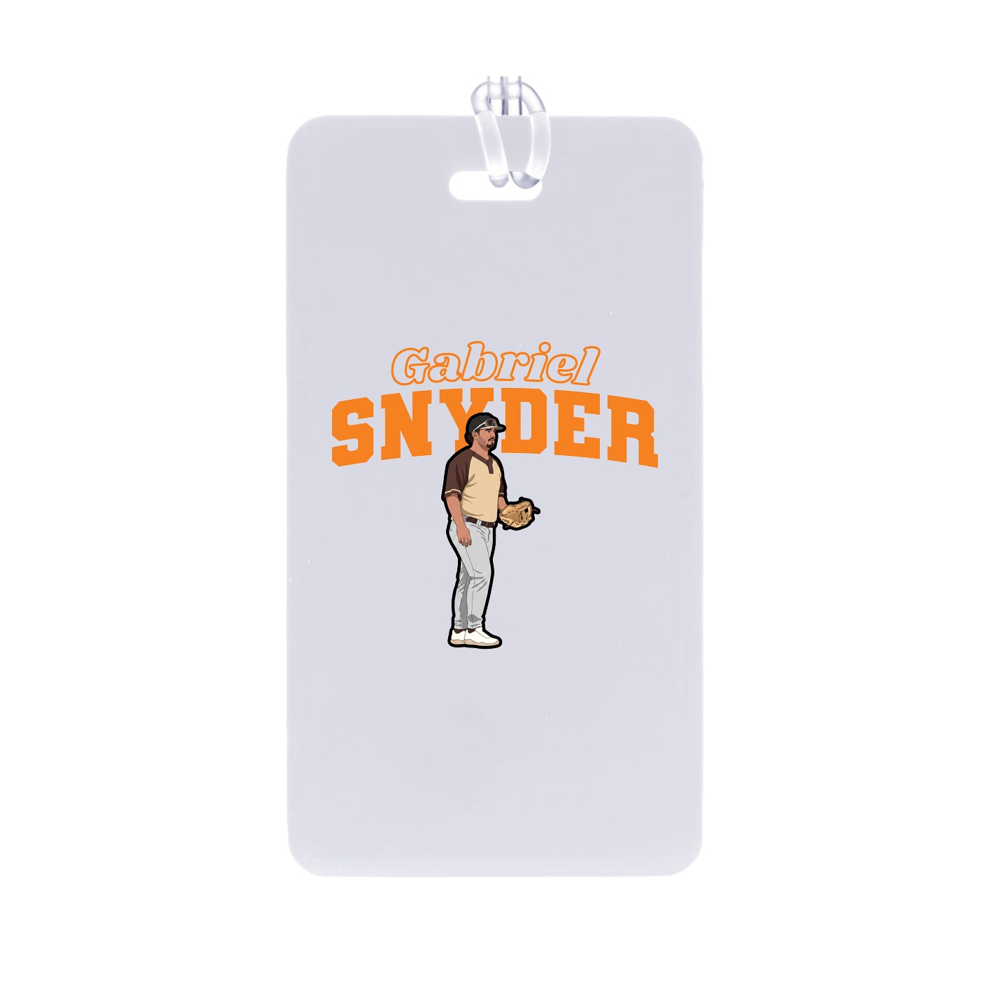 Bag Tag — Name Arch in Classic