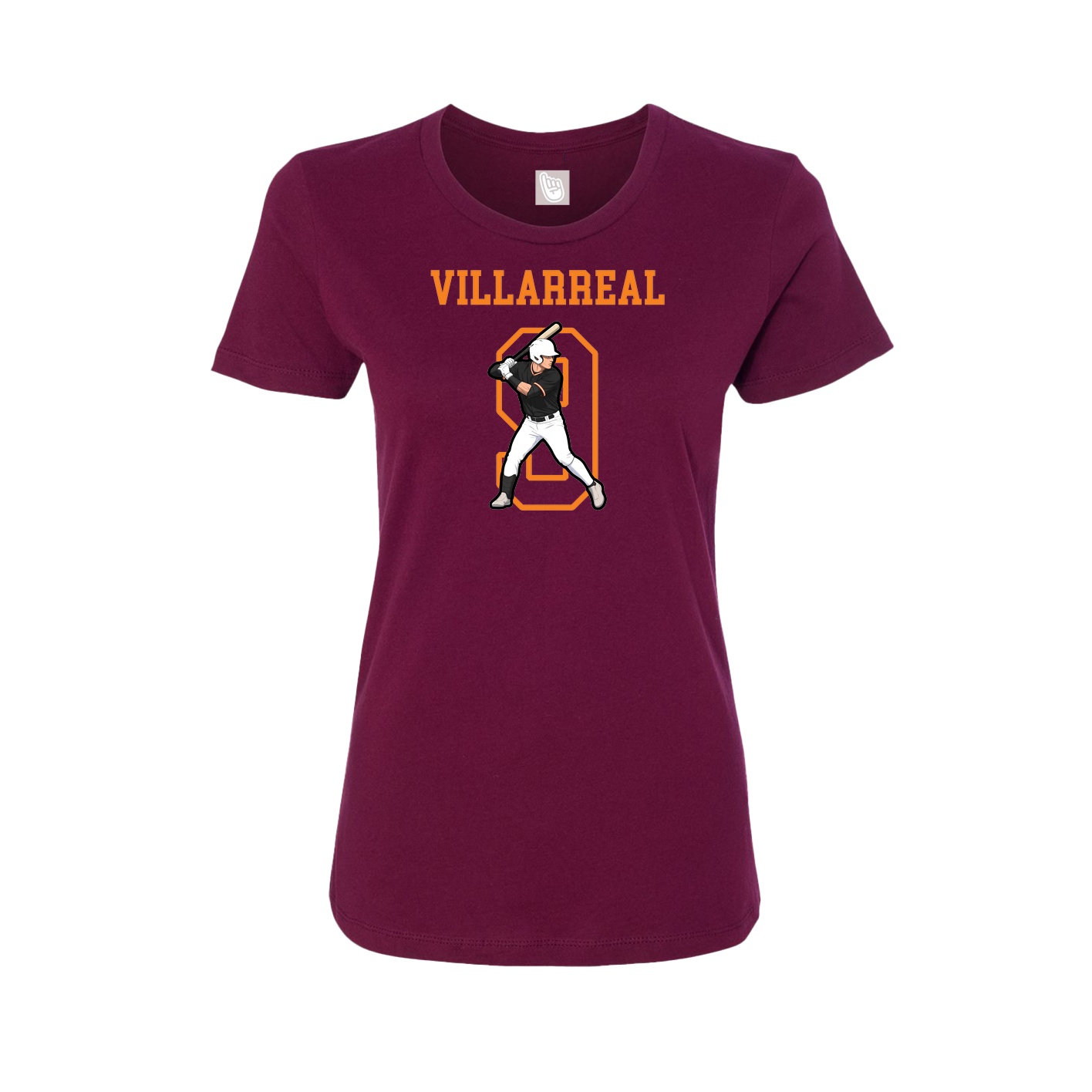 Fitted Women's Tee — Shirsey in Maroon