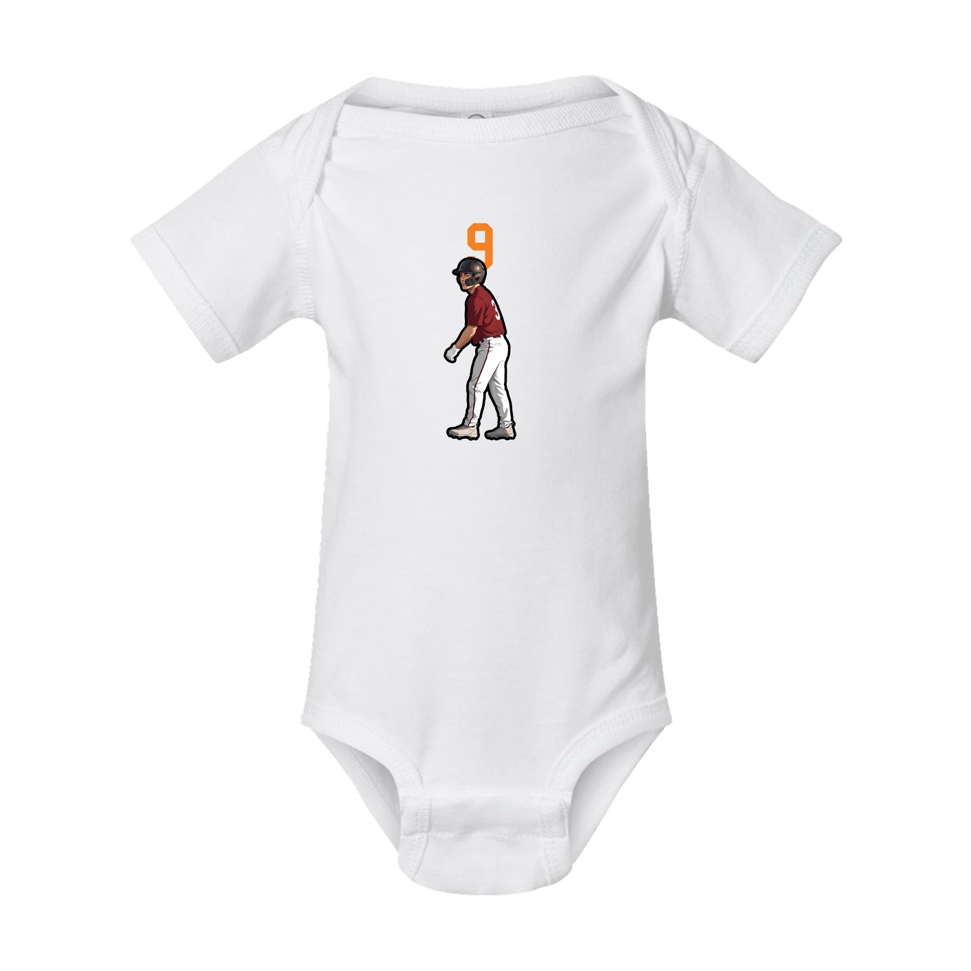 Baby Onesie — Number Top in White