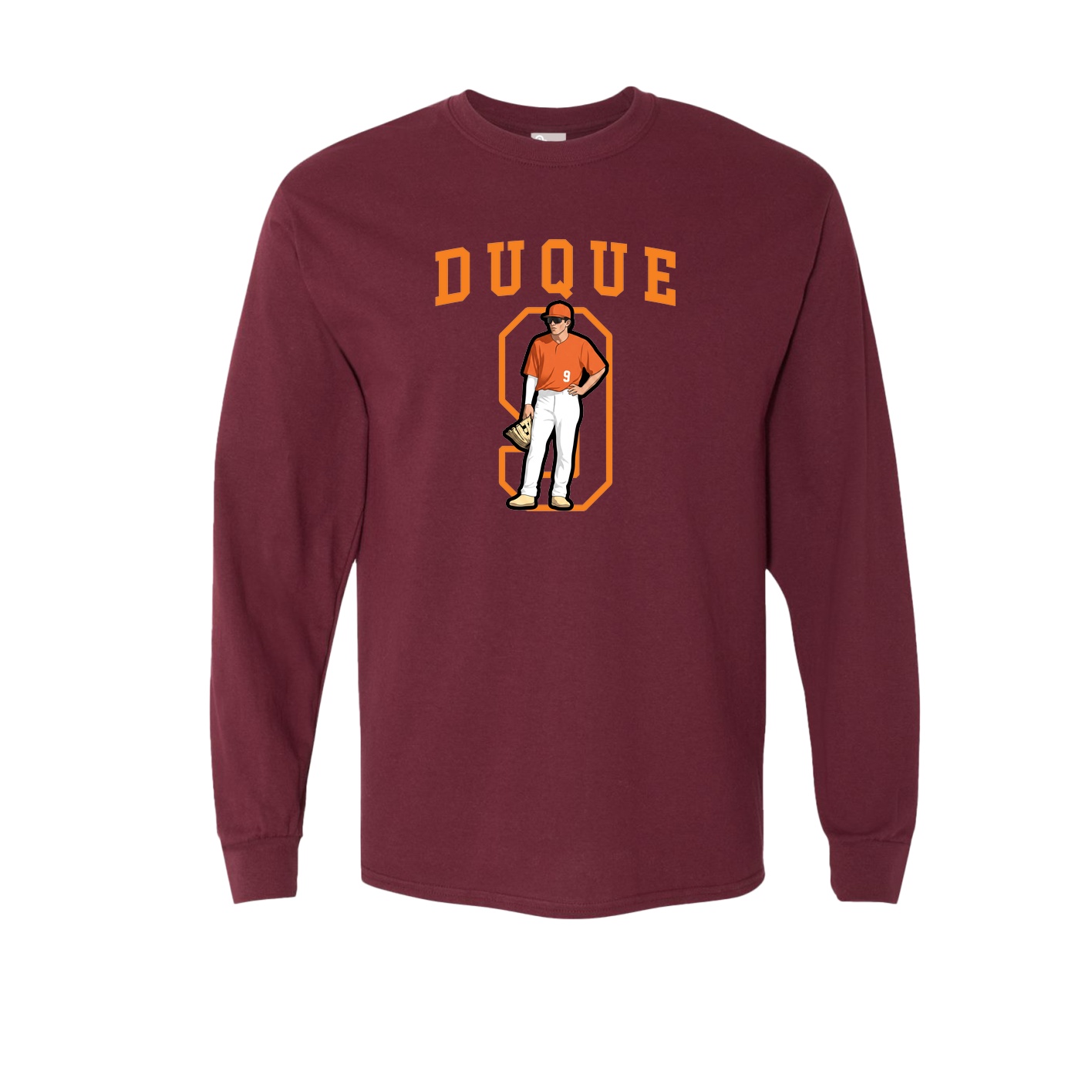 Long Sleeve Tee — Shirsey in Maroon