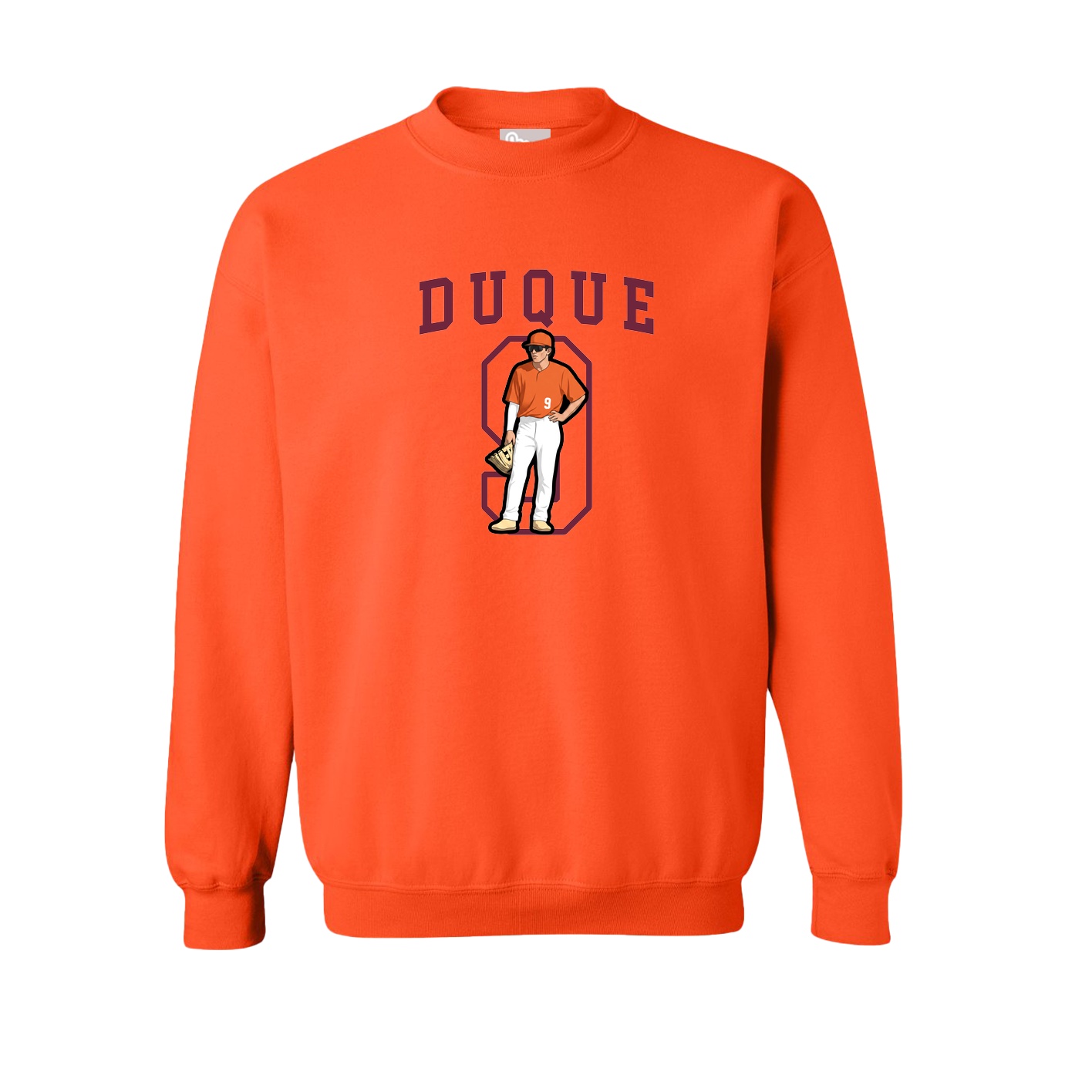 Fleece Crew — Shirsey in Orange